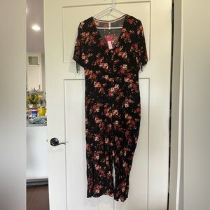 Floral romper- capri